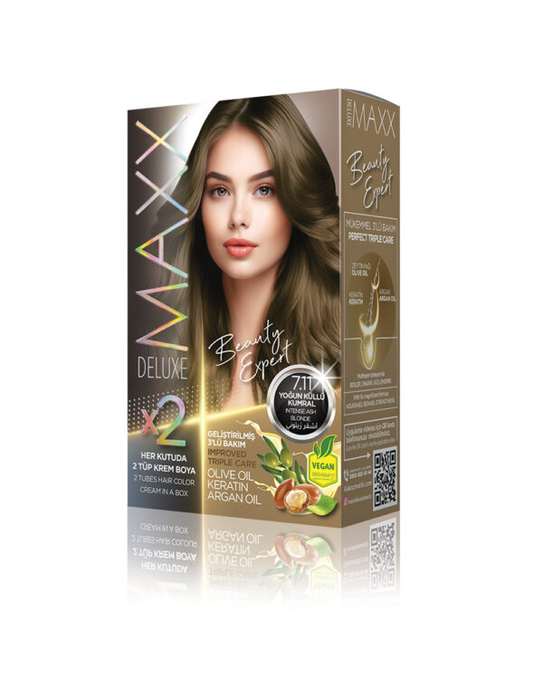 Maxx Deluxe Hair Dye Kit | Original | 7.11