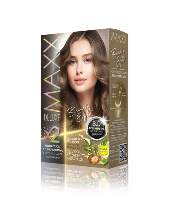 Maxx Deluxe Hair Dye Kit | Original | 8.0