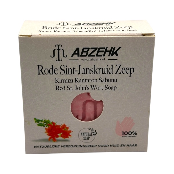 Abzehk Bio Blokzeep | Rode Sint-Janskruid | 125gr
