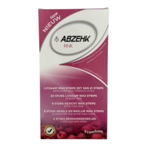 ABZEHK WAX STRIPS SET | PINK | 11 STUKS