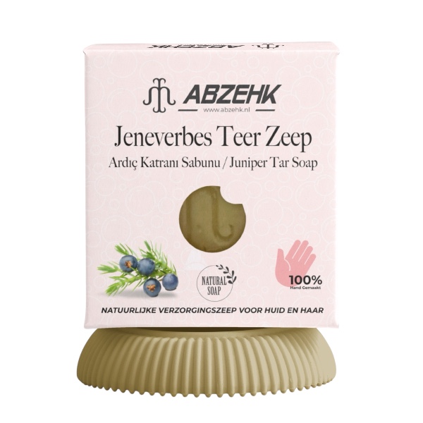 Abzehk Bio Blokzeep | Jeneverbes-teer | 125gr