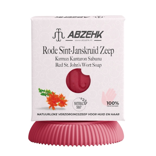Abzehk Bio Blokzeep | Rode Sint-Janskruid | 125gr