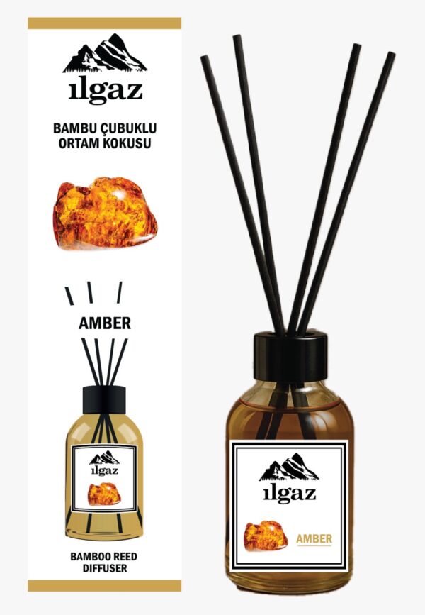 Ilgaz Bamboo Fragrance Sticks | Amber | 110ml