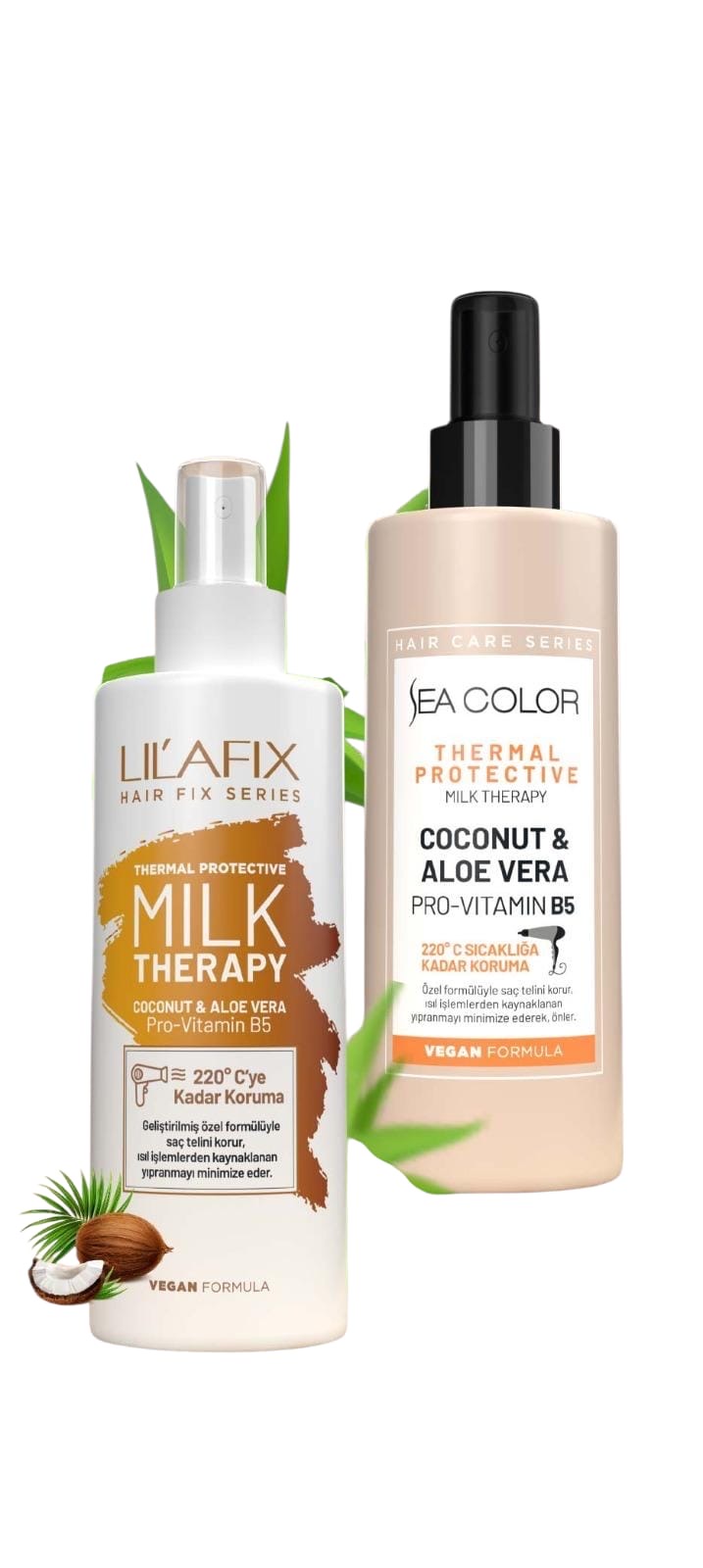 Lilafix Hair Spray | Thermal Protection – Milk Therapy | 200ml