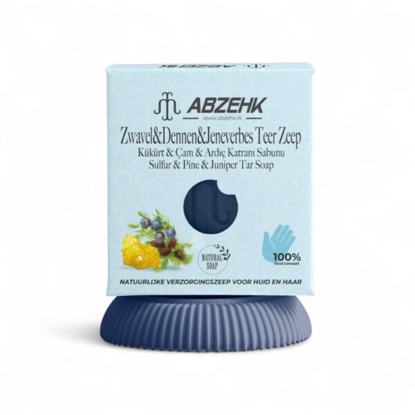 Abzehk Bio Blokzeep | Zwavel - Dennen - Jeneverbes-teer | 125gr