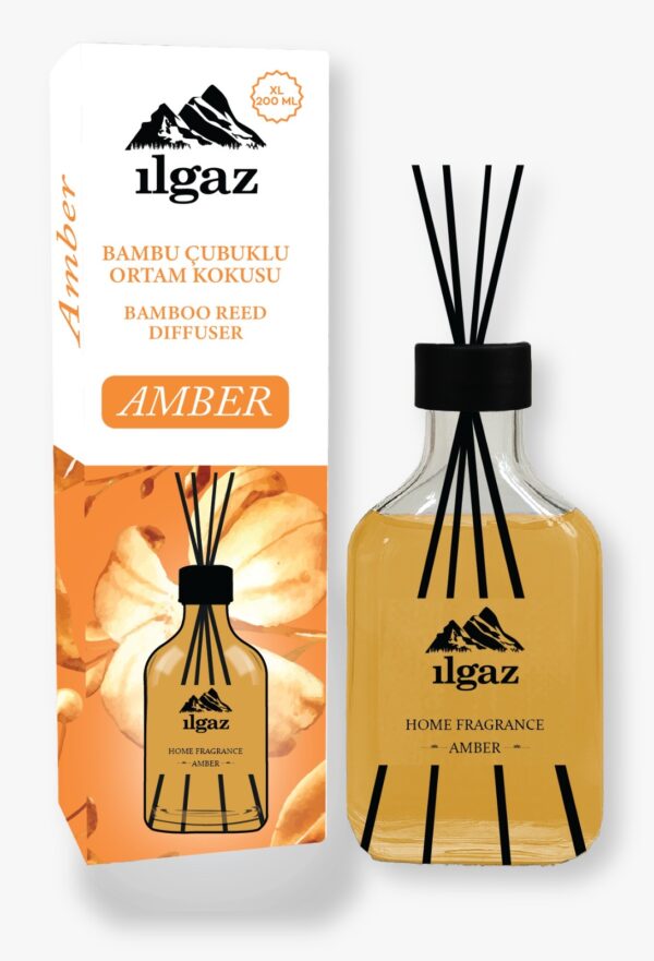 Ilgaz Bamboo Fragrance Sticks | Amber | 200ml